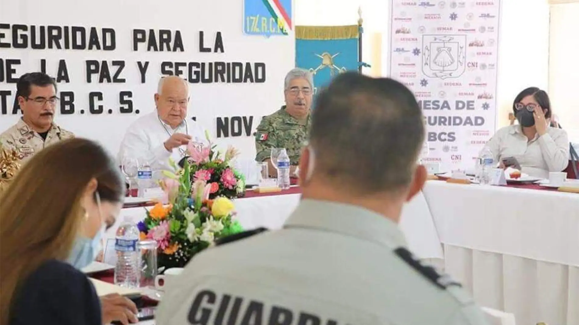 Gobernador en Mesa de Seguridad Comondu